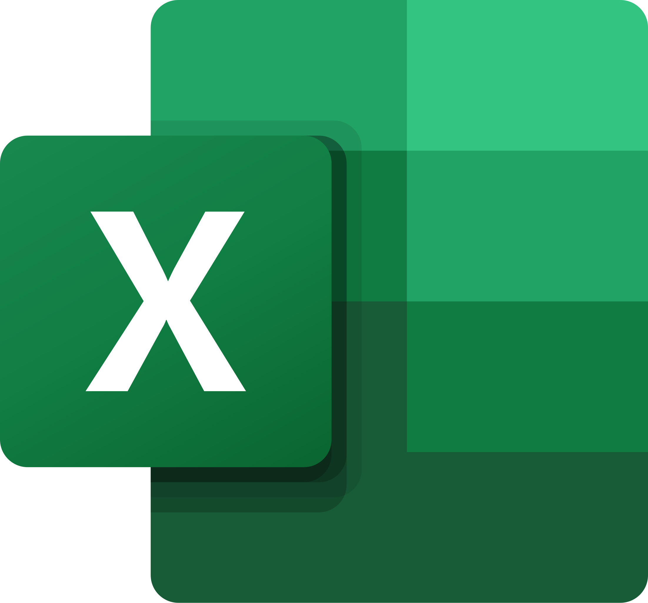 The excel logo